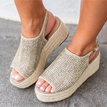 Load image into Gallery viewer, Retro Platform Sandals With 6CM High Heels Fashion 2019