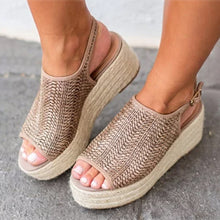 Load image into Gallery viewer, Retro Platform Sandals With 6CM High Heels Fashion 2019