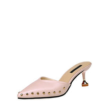 Load image into Gallery viewer, New Women Summer Mules Slippers High Heels