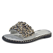 Load image into Gallery viewer, New Women Casual Summer Flat Slippers Flip Flops Female Crystal Outside Shoes Girls Comfortable Woman Footwear Drop shipping