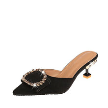 Load image into Gallery viewer, Women Summer High Heels Mules Slippers