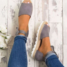 Load image into Gallery viewer, Female Ankle Strap Flat Sandals Fashion 2019