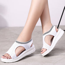 Load image into Gallery viewer, Knitting Slip-on Flat Sandals Fashion 2019