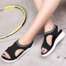 Load image into Gallery viewer, Knitting Slip-on Flat Sandals Fashion 2019