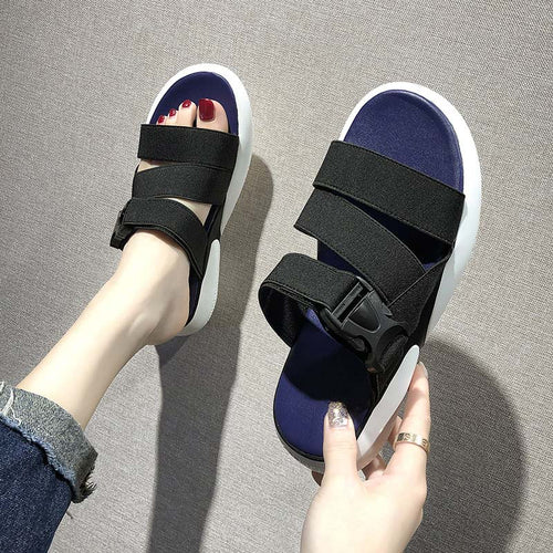 New Fashion Elastic Fabric Sandals